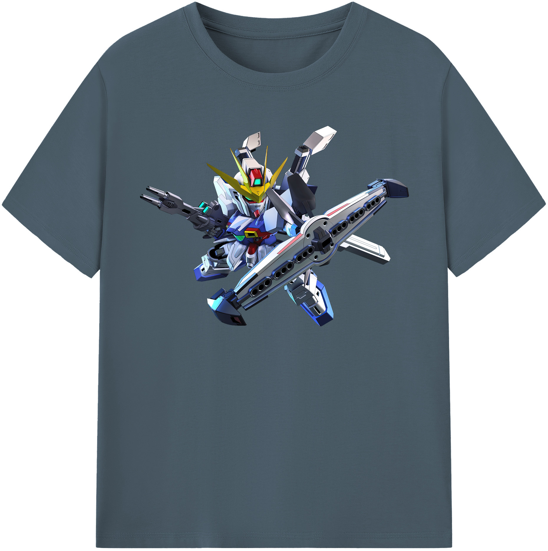 （画像用） 機動戦士ガンダム Mobile Suit Gundam 綿100％半袖Tシャツ（フロントプリント）